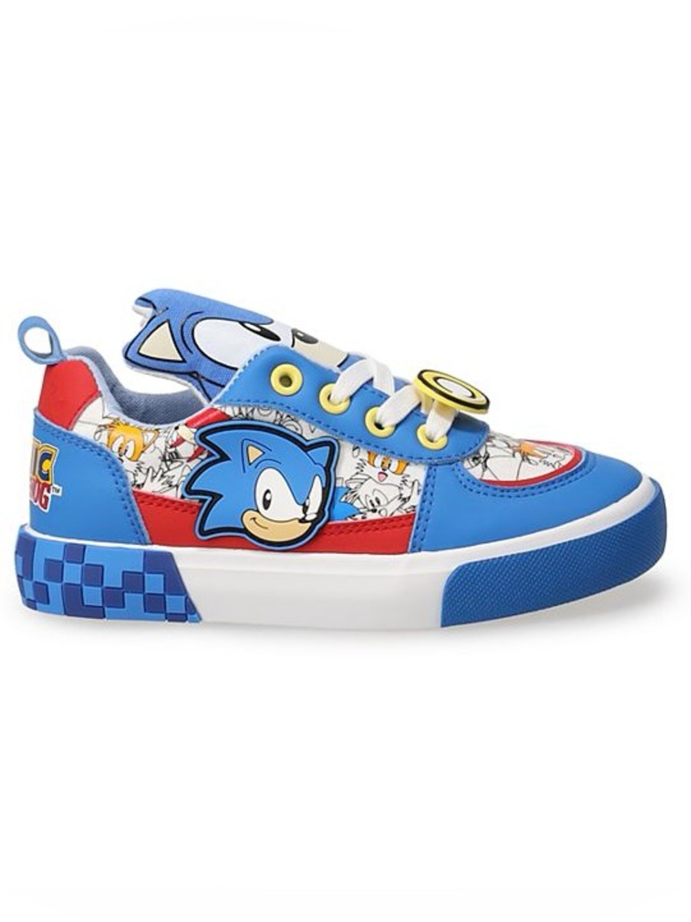 Sonic The Hedgehog Toddler Boys' Low Court Sneakers